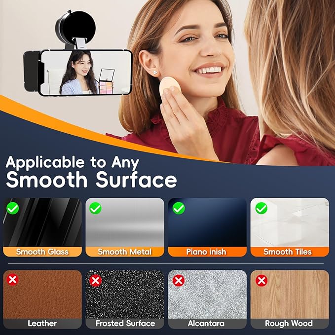 Vacuum Magnetic Suction Phone Holder